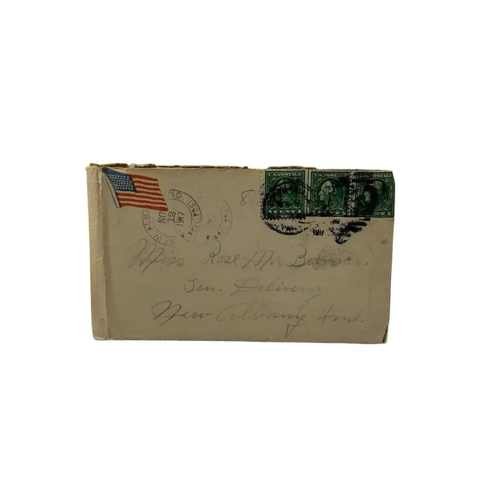 Vintage Postal History Cover With Original Love Letter Included Romantic Letter